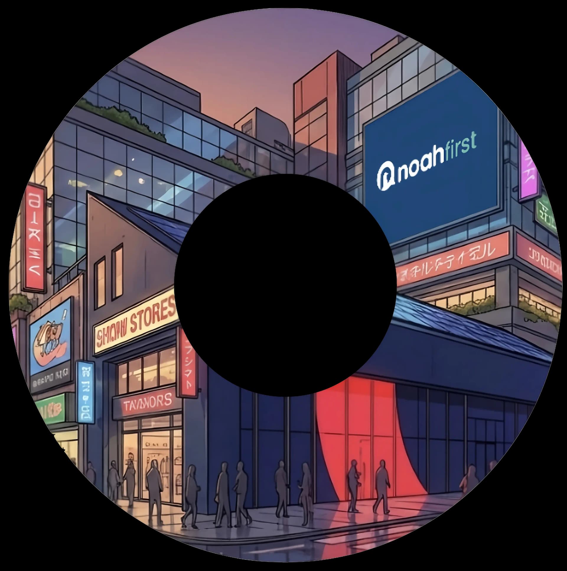 noah circle background